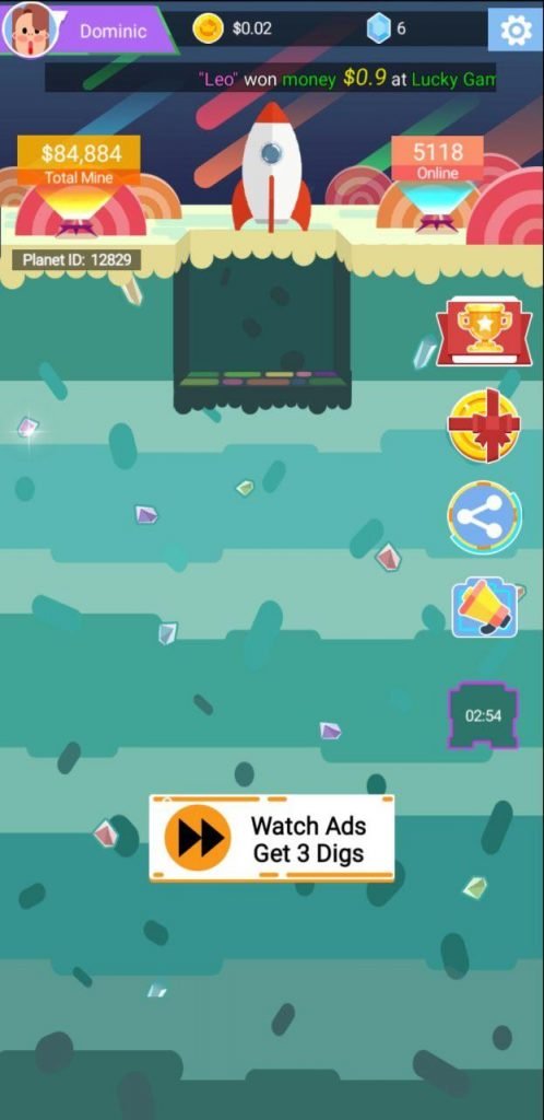 Dimostrazione guadagni